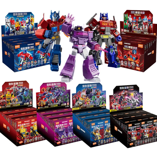 Original Blokees DIY Transformation Building Blocks – Optimus Prime, Megatron & Bumblebee Movable Figures Blind Box Kids Toy Collection