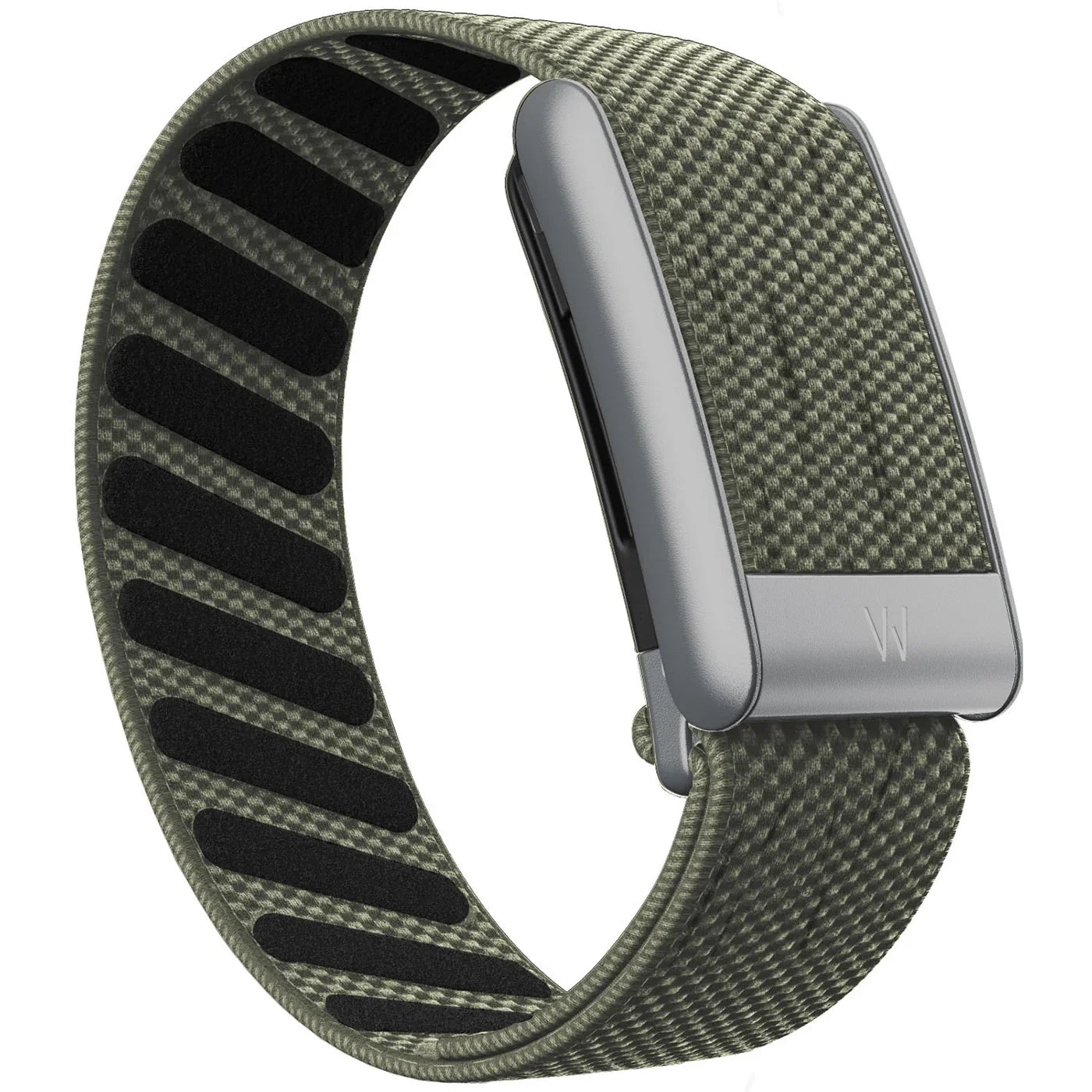 Whoop 5.0 Compatible Nylon Wristband - Black, Silver & Gold Woven Elastic Sports Replacement Strap