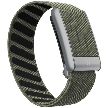 Whoop 5.0 Compatible Nylon Wristband - Black, Silver & Gold Woven Elastic Sports Replacement Strap