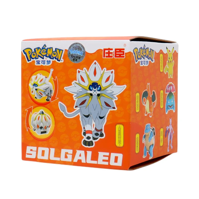 Pokemon Action Figures Set – Pikachu, Gengar, Dragonite, Snorlax & Pokeball Toys