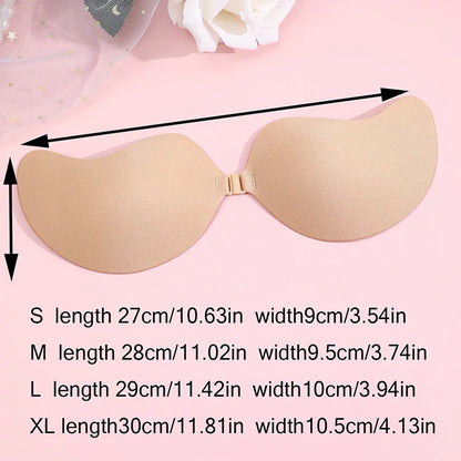 Invisible Stick-On Lift Bra for Women – Strapless Seamless Push-Up Anti-Convex Lingerie Accessory