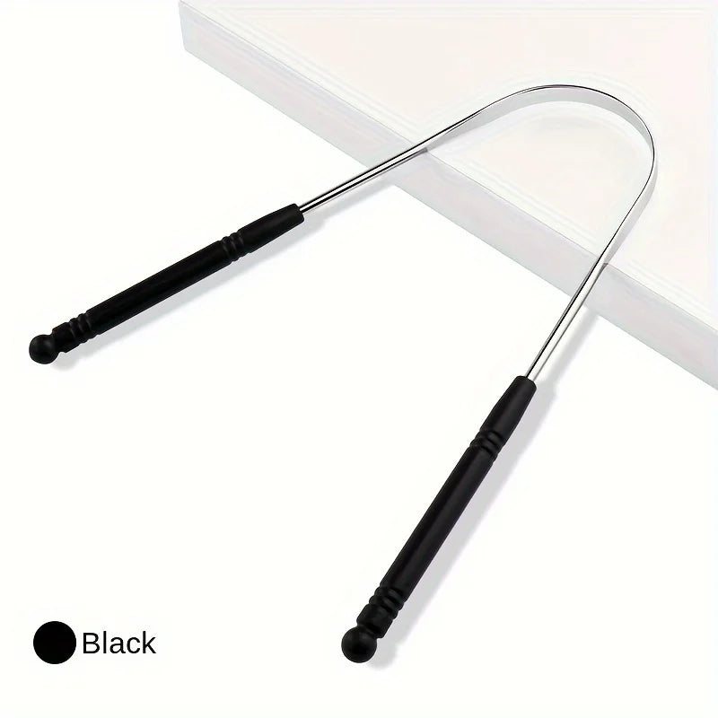 Stainless Steel Tongue Scraper – High-Quality Oral Tongue Cleaner Brush for Superior Oral Hygiene