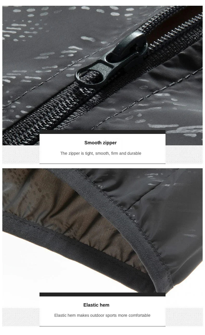 Unisex Waterproof Camping Jacket — Men & Women Windbreaker, Raincoat for Hiking, Climbing, and Sun Protection