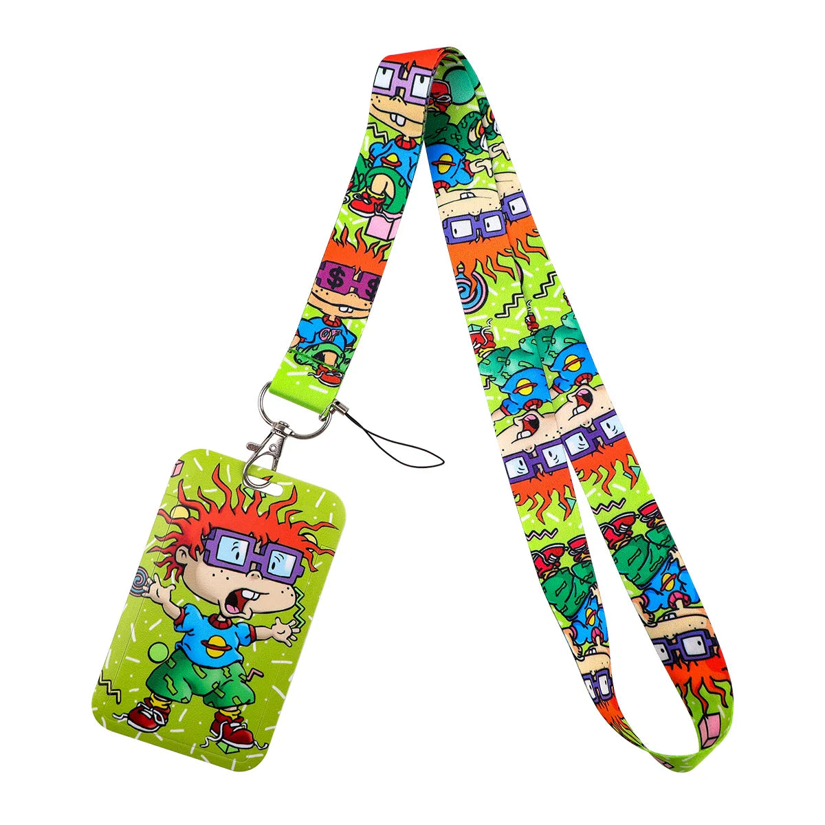 Animated Comedy Lanyard — Key Neck Strap for ID Card, Cell Phone, Badge Holder, Keychain Accessories & Gifts