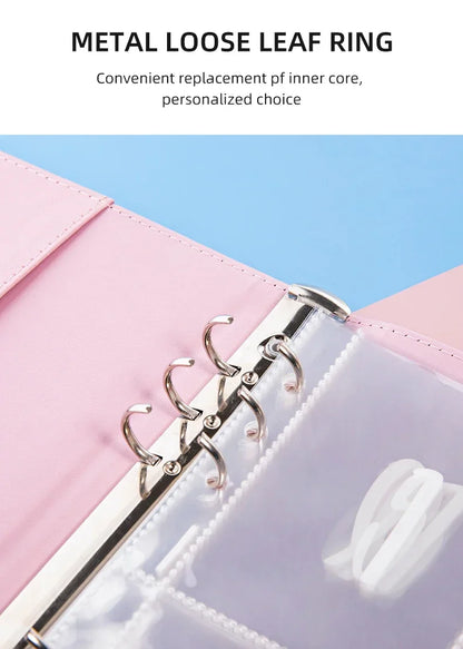 100 Envelope Challenge Binder – Savings Challenge Loose-Leaf Budget Binder with Cash Envelopes, Money Organizer System