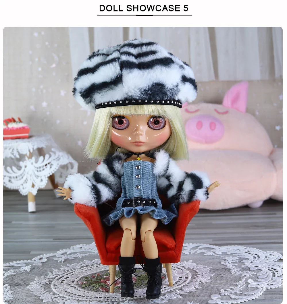 ICY DBS Blythe Doll 1/6 BJD – 30cm Joint Body Set with Random Eyes, Anime Girl Toy Gift