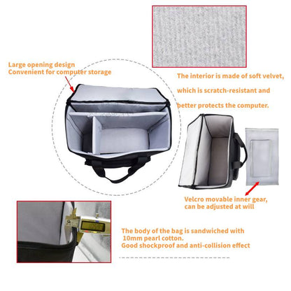 Desktop Computer Protective Bag – Thickened Waterproof Case for Monitor, Keyboard & Micro PC Storage