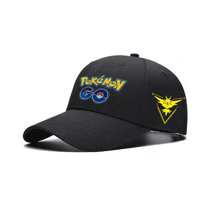 Pikachu Anime Baseball Cap - Adjustable Cartoon Cosplay Hat for Men, Women & Kids Sports Hip Hop Style Gift
