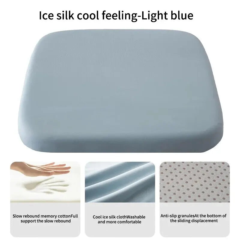 Ergonomic Memory Foam Seat Cushion – Hemorrhoid Relief & Support for Office, Students & Prolonged Sitting