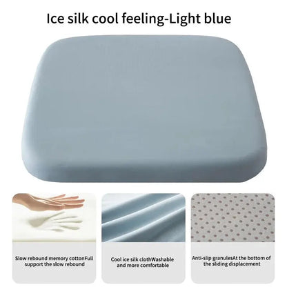 Ergonomic Memory Foam Seat Cushion – Hemorrhoid Relief & Support for Office, Students & Prolonged Sitting
