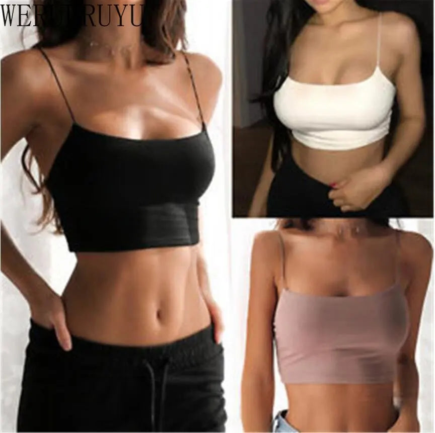 Sexy Sleeveless Corset Crop Top for Women – Y2K Streetwear Tank in White, Black, Yellow & Red