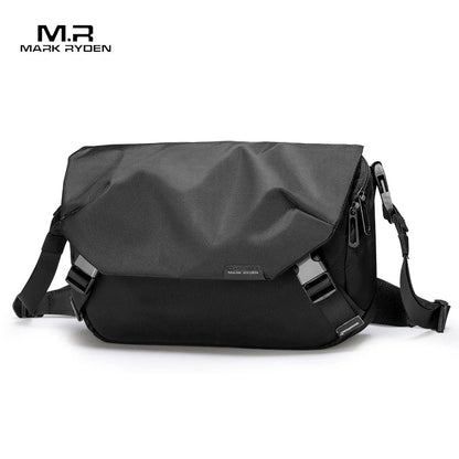 MARK RYDEN Water-Repellent Messenger Bag for Men - Shoulder Crossbody Bag Fits 11-inch iPad
