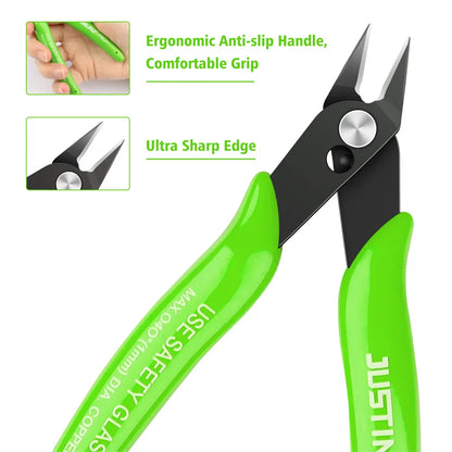 Universal Multi-Functional Pliers – Stainless Steel Electrical Wire Cutters, Side Snips & Flush Nipper Hand Tool