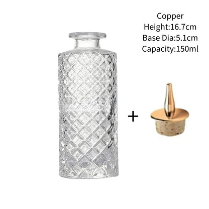 Vintage Glass Cocktail Bitters Bottles — Stainless Steel Cap Seasoning & Bar Accessories for Kitchen & Bartender Use