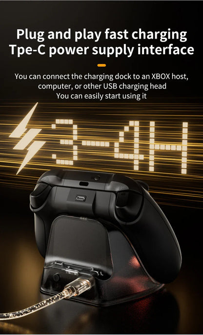 Aolion Wireless Charging Dock for Xbox Series X/S & One Controllers – Gamepad Charging Base