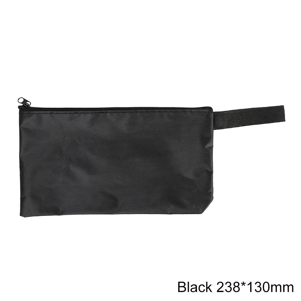 Waterproof Oxford Canvas Tool Bag — 420D Zipper Organizer, Portable Travel Storage Pouch for Tools & Accessories
