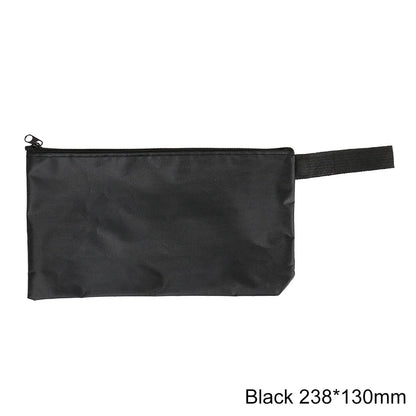 Waterproof Oxford Canvas Tool Bag — 420D Zipper Organizer, Portable Travel Storage Pouch for Tools & Accessories