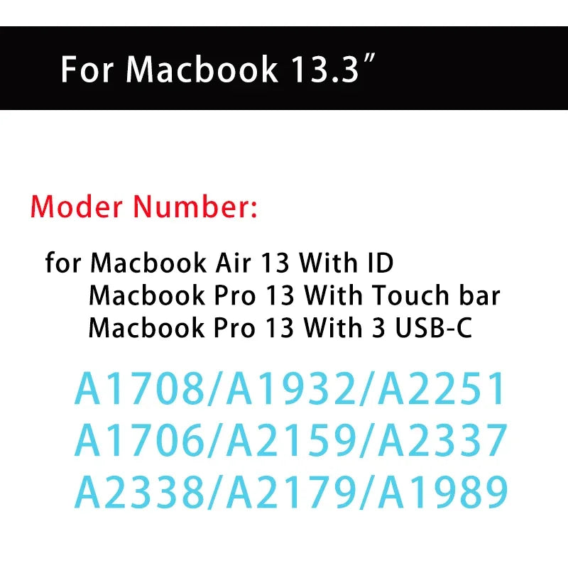 HD Clear Laptop Screen Protector — Soft Film for MacBook Pro & Air 13", 14", 15", 16" (M1 & M2, Pro & Max)