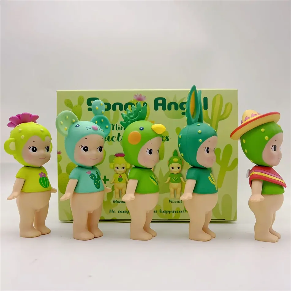 Sonny Angel Mini Figure Cactus Series — Mystery Blind Box Toy Doll, Lucky Mascot, Handmade Christmas Gift