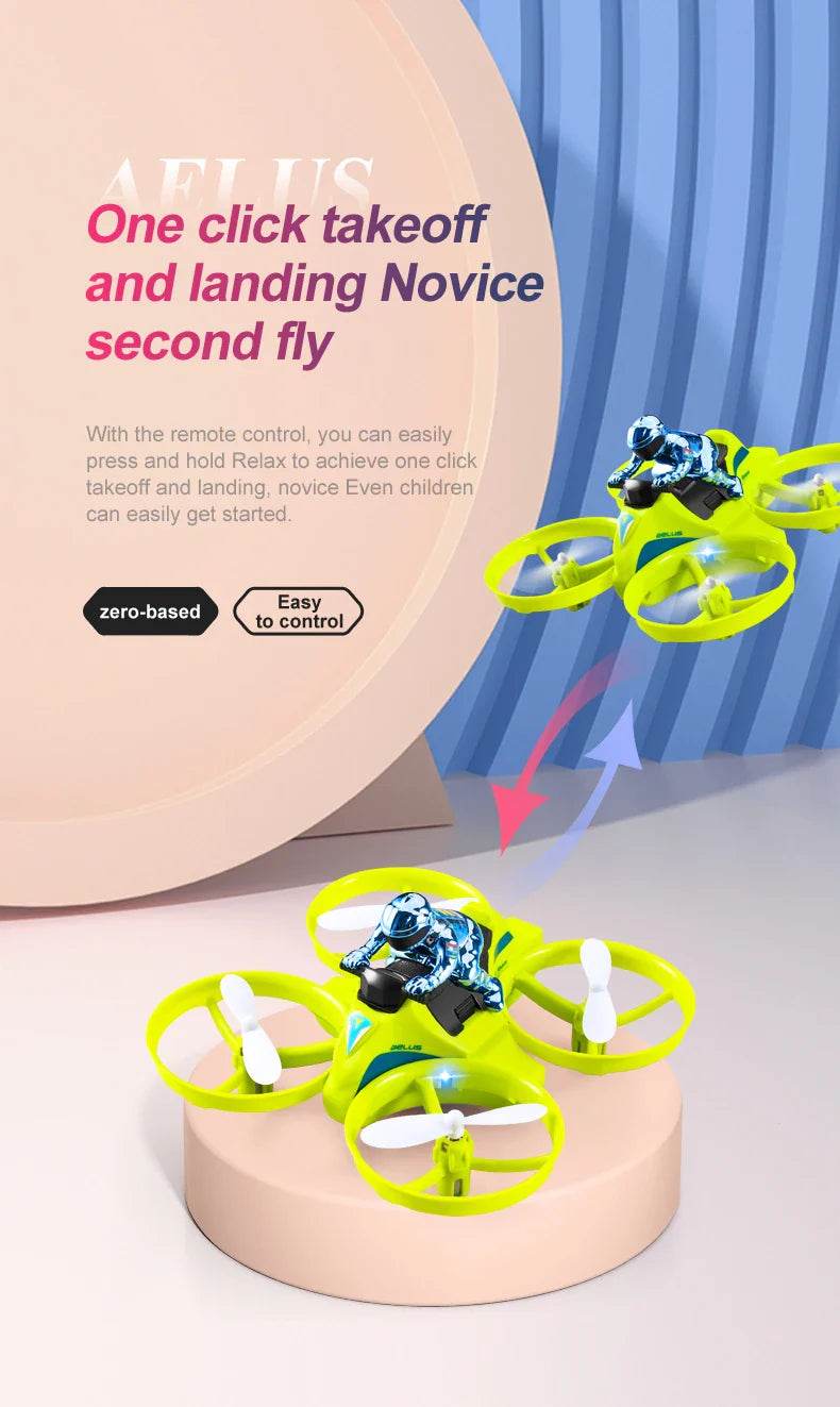 4DRC Mini RC Drone – 3-in-1 Sea, Land & Air Quadcopter with Altitude Hold, Headless Mode & 2.4G Remote Control Helicopter Toy