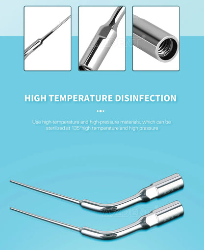 AZDENT 5pcs Dental Scaler Tips – Compatible with EMS, WOODPECKER, SATELEC, DTE, NSK Ultrasonic Scalers