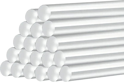 50-Piece Transparent Hot Melt Glue Sticks - Universal Adhesive for Electric Glue Guns, DIY Crafts & Repairs