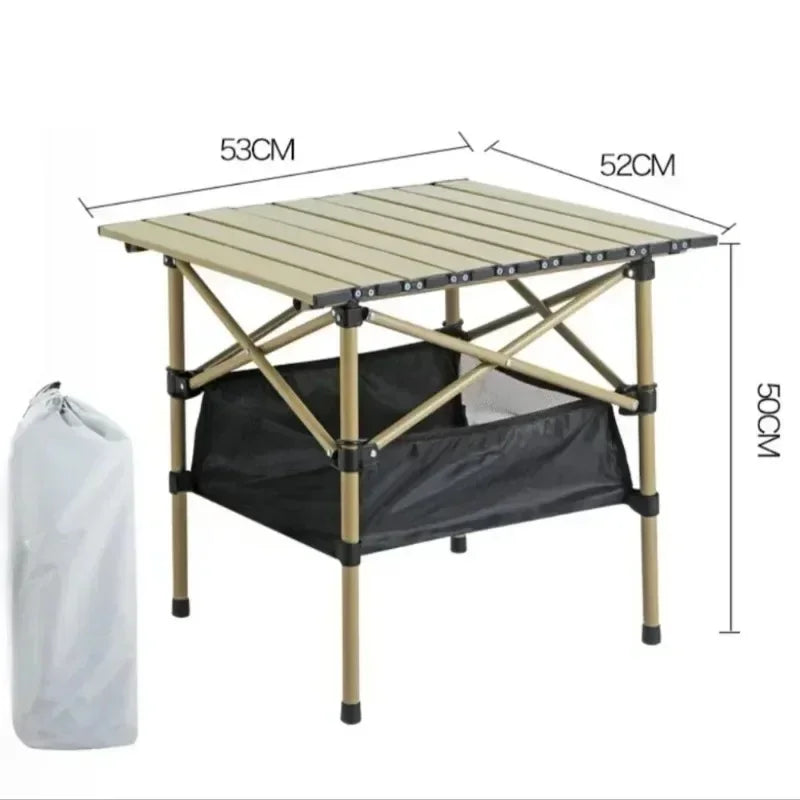 Outdoor Picnic Table with Carrying Bag – Lightweight Portable Folding Desk for Camping & Self-Driving Trips