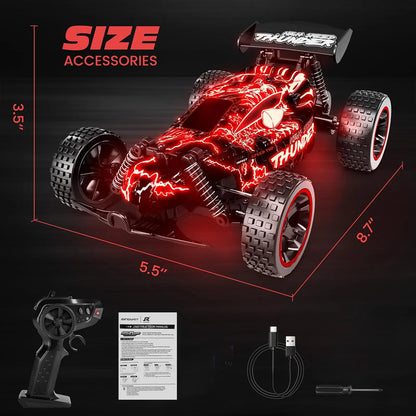 Sinovan 1:18 RC High-Speed Car – 20km/h Remote Control Drift Toy for Kids