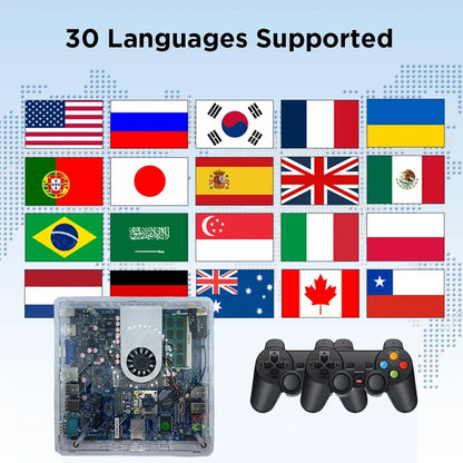 Super Console U7 500G HDD Retro Gaming System – 70,000+ Classic Games for Wii, PS2, PSP, GameCube & More, Plug and Play on TV