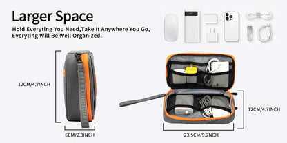 Travel Essentials Cable Organizer Bag – Compact Storage for Chargers, Cables & Accessories
