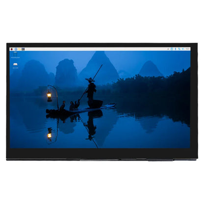 7 Inch Portable IPS Touch Screen Display – 1024x600 Monitor with Optional Speakers for Raspberry Pi 5/4B/3B+, Laptop, PC
