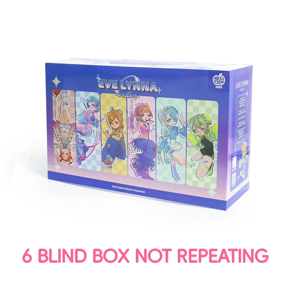 Eve Lynna Dream Park Series BJD Movable Doll – Kawaii Blind Box Anime Figurine, Trendy Surprise Toy Gift for Boys & Girls