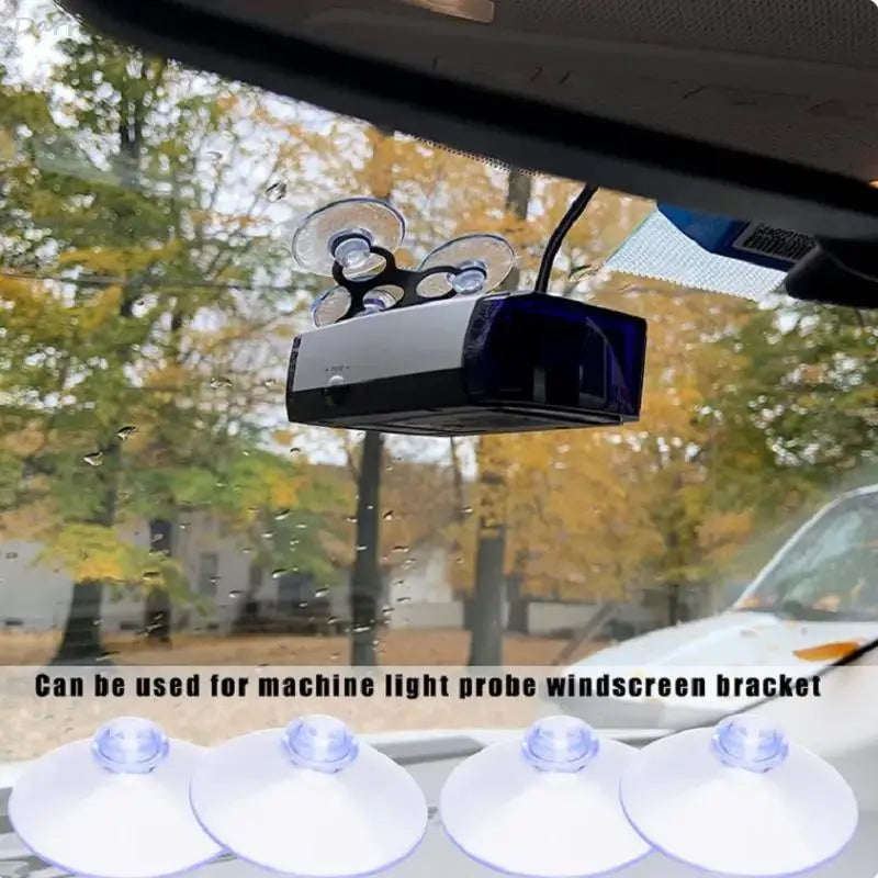 30/45/60mm Strong PVC Vacuum Suction Cups — Thickened Sucker Pads for Car, Glass & Bathroom Use