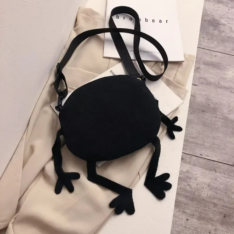 Personalized Canvas Small Shoulder Bag – Trendy Korean Style Crossbody Bag for Young Women Students