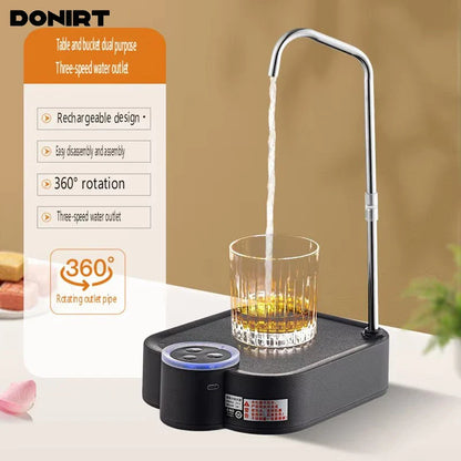 Electric Rechargeable Water Pump – Automatic Smart Dispenser for Gallon Water Bottles, Portable for Home & Office