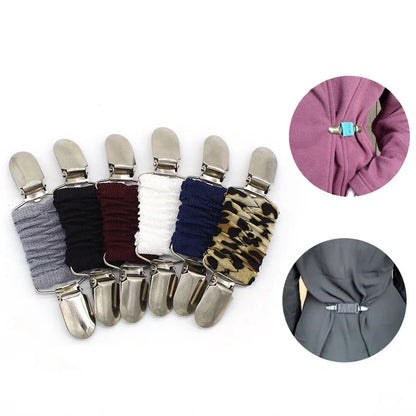 Elastic Dress Cinch Clips Set - Clothes Tightening Clips for Dresses, Cardigans, Shirts - Collar & Back Cinch for Women and Kids
