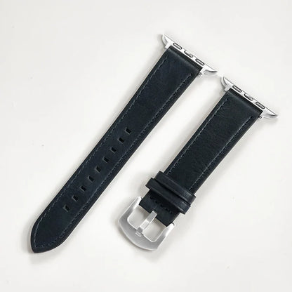 Leather Strap for Apple Watch – High-Quality Replacement Band for All Series 38-49mm