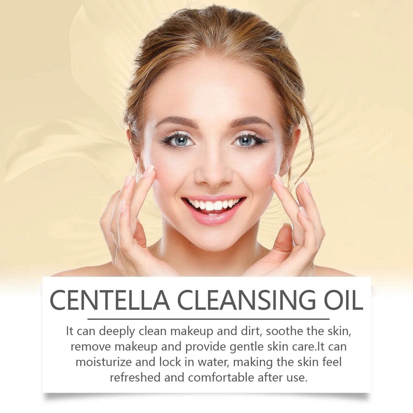 EELHOE Centella Cleansing Oil – Moisturizing Facial Makeup Remover for Sensitive Skin, Pore Shrinking & Deep Cleansing
