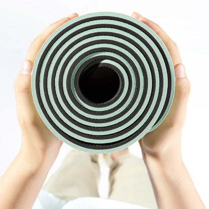 TPE Yoga Mat – Non-Slip Home Fitness & Exercise Sports Mat with Guide Lines