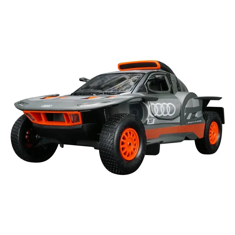 Audi RS Q E-Tron Model Car - 1:24 Alloy Racing Car Collectible with Opening Doors & Gift for Boys