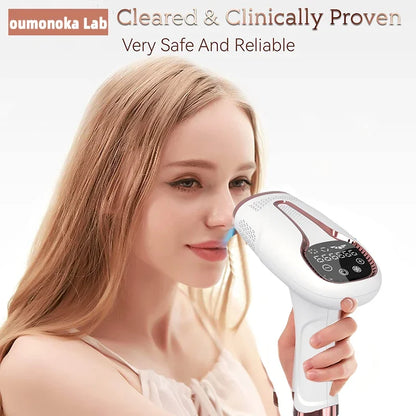 IPL Laser Hair Removal Device – 999,999 Flashes Painless Epilator for Women, Permanent At-Home Bikini & Body Hair Removal