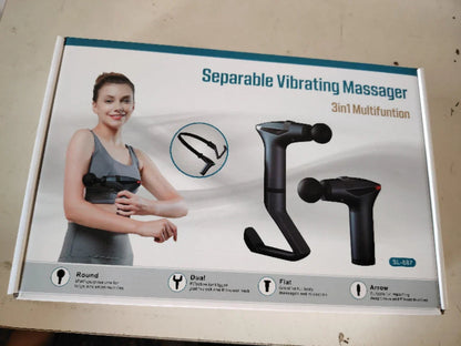 Multifunctional Deep Tissue Massage Gun – Long-Handle Electric Percussion Muscle Relaxer