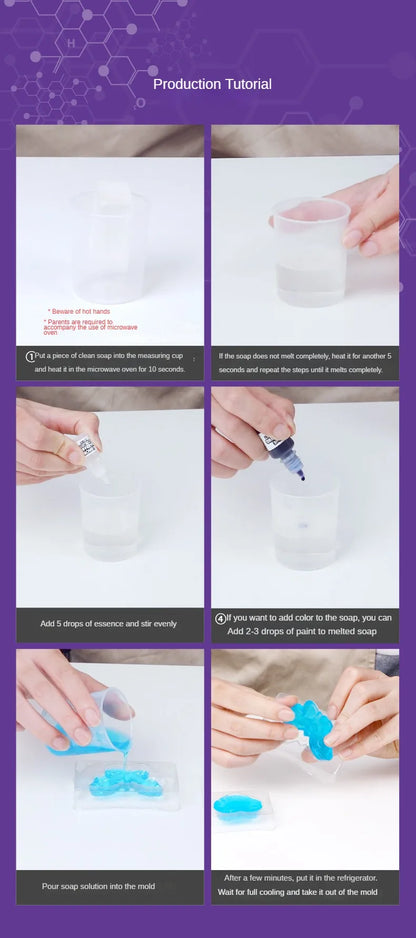 Children’s Magic Science Experiment Kit – DIY Soap STEAM Educational Toy for Kids & School Projects