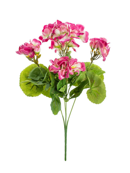 1/5PCS Artificial Begonia Silk Flowers – UV Resistant Outdoor Faux Plants for Wedding, Garden Arch, Home Décor & DIY Gifts