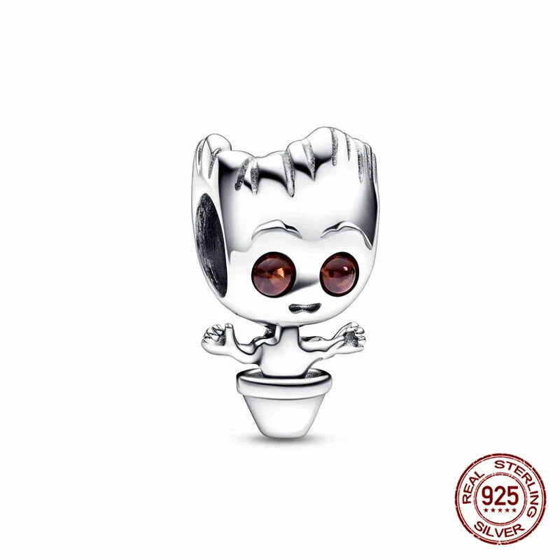 Fall New 925 Silver Plated MINISO Marvel Star Wars Rescuers Pendant Charm – Fits Original Pandora Bracelet, DIY Jewelry for Women