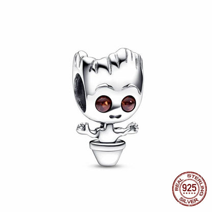 Fall New 925 Silver Plated MINISO Marvel Star Wars Rescuers Pendant Charm – Fits Original Pandora Bracelet, DIY Jewelry for Women