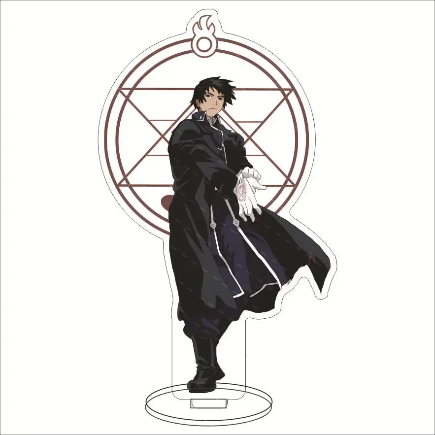 Fullmetal Alchemist Acrylic Stand — 15cm Anime Action Figure PVC Desktop Model Toy Gift