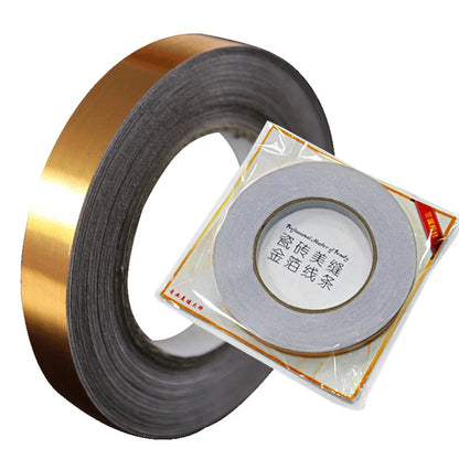 20m Ceramic Tile Mildewproof Gap Tape - Self-Adhesive Wall & Floor Tile Sticker - Gold, Silver, Black Home Decorations