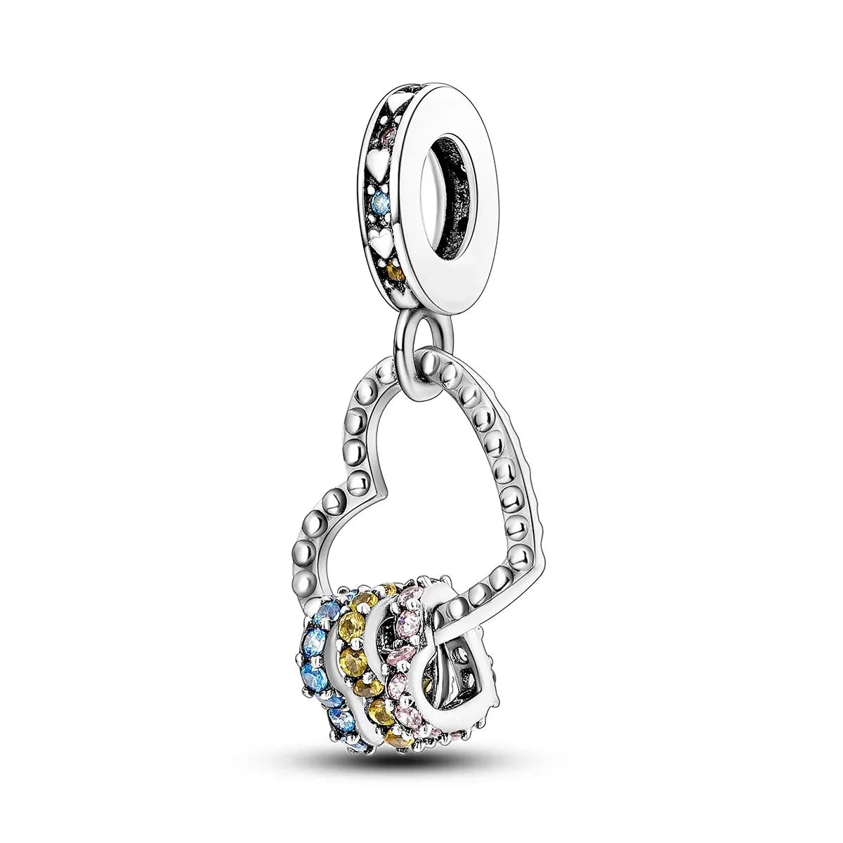 MULA Chameleon Silver-Plated Charm with Color-Changing Crystal Ball - DIY Snake Chain Bracelet Jewelry Gift for Women