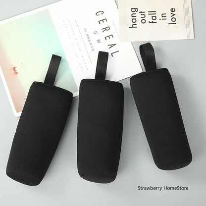 750/1000/1500ML Insulated Sport Water Bottle Case – Black Bottle Carrier, Mug Cup Cover for Outdoor & Gym